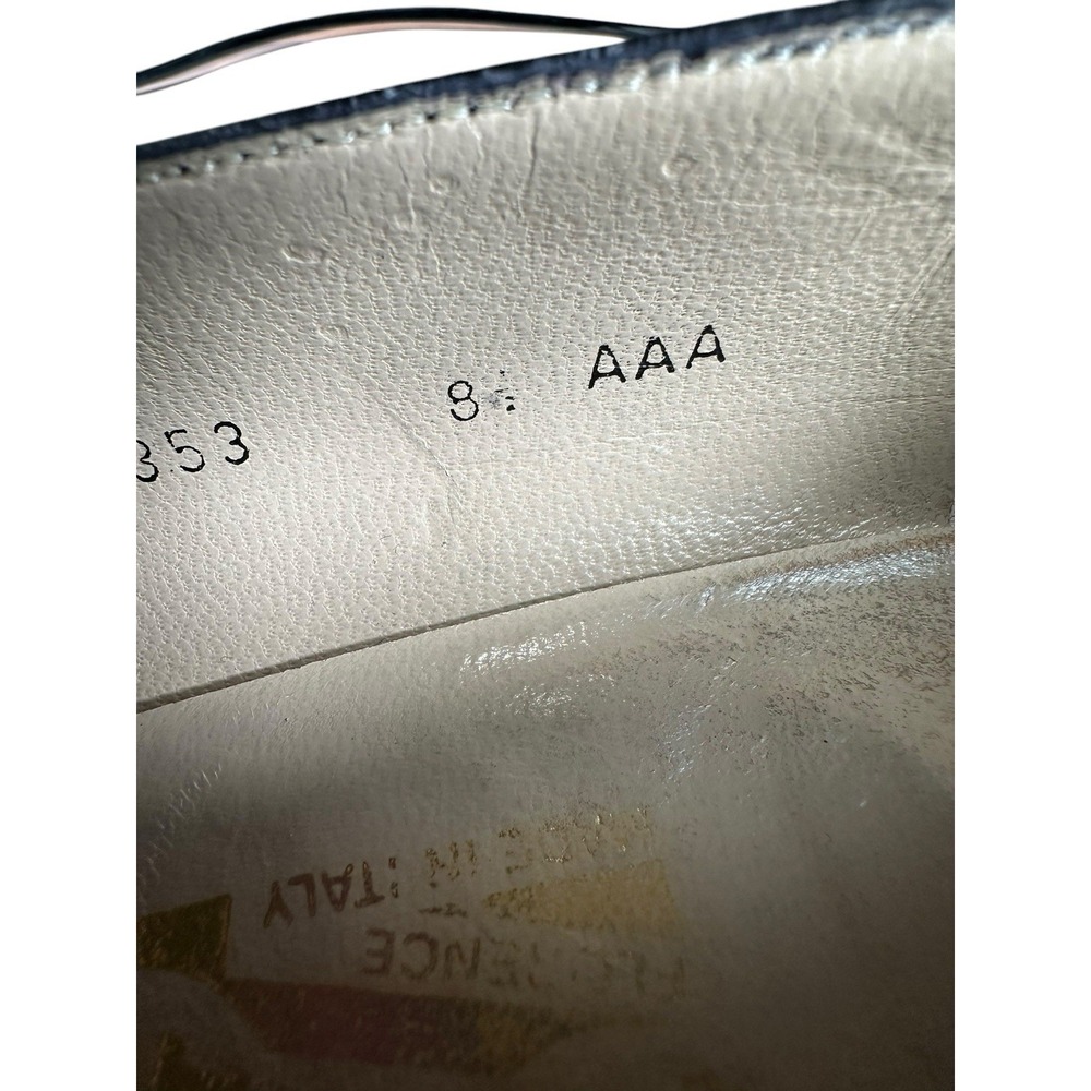 Salvatore Ferragamo Gancini Logo Black Leather Pumps Women's Sz 8.5 AAA #S64-6 - Picture 9 of 15